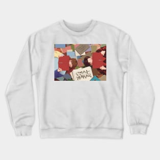 Romance is a bonus book landscape Crewneck Sweatshirt